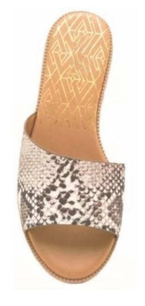 Snake Slip On Sandals