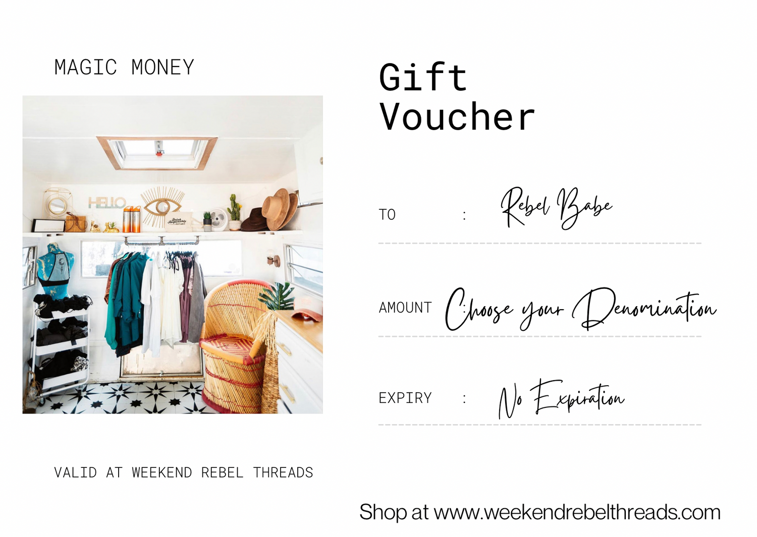 Rebel Threads Gift Card