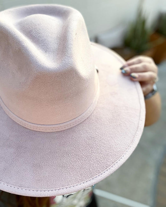 Pale Pink Rancher Hat